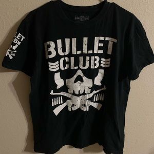 New Japan bullet club Tshirt vintage black